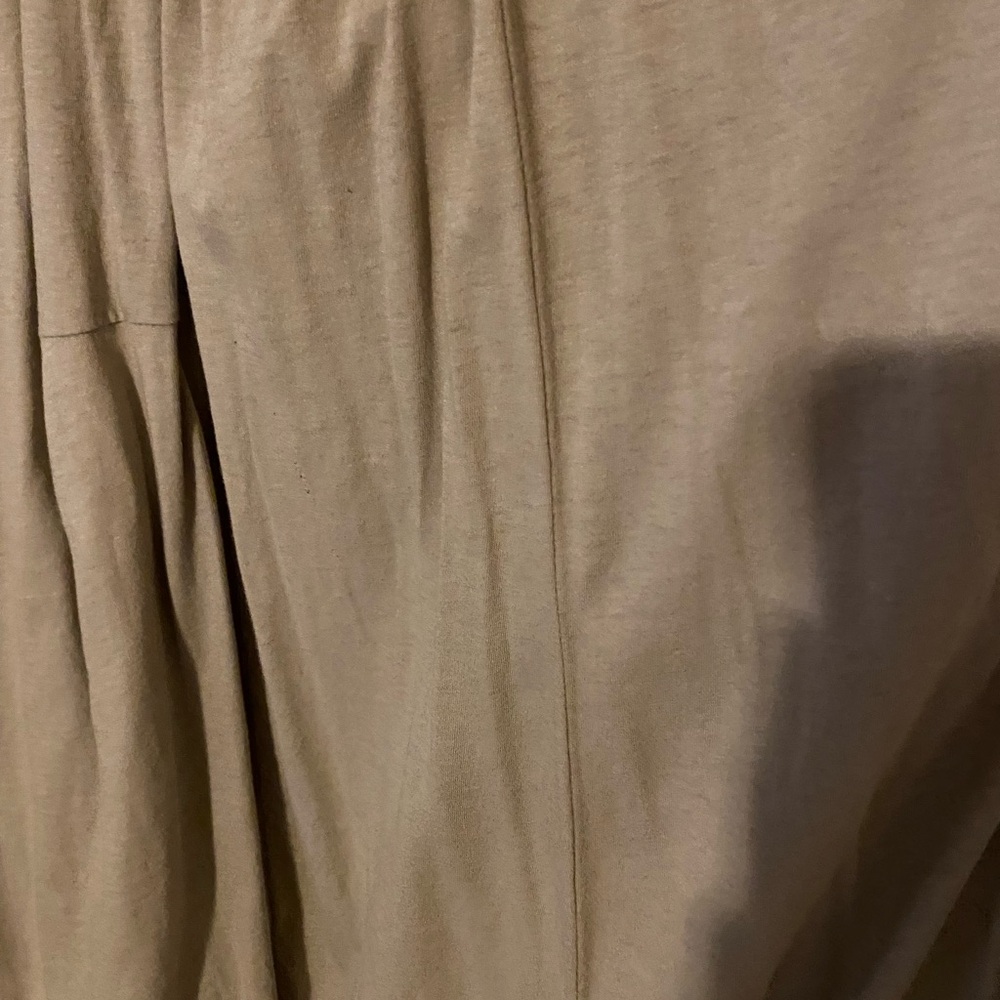 Taupe Asymmetrical trench coat - Picture 6 of 7